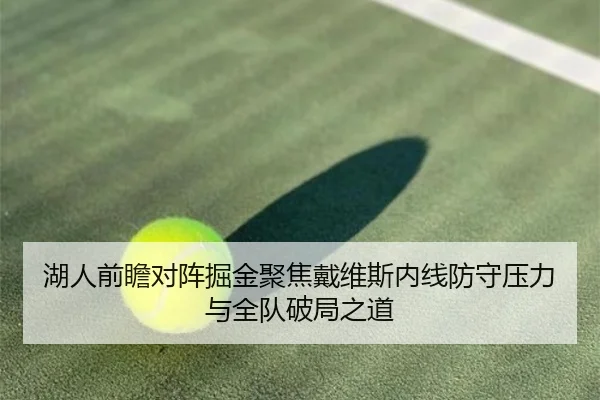 湖人前瞻对阵掘金聚焦戴维斯内线防守压力与全队破局之道